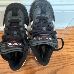 Adidas Kids Black and White Sneakers